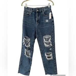 PACSUN High Rise Straight Jeans Distressed sise 26